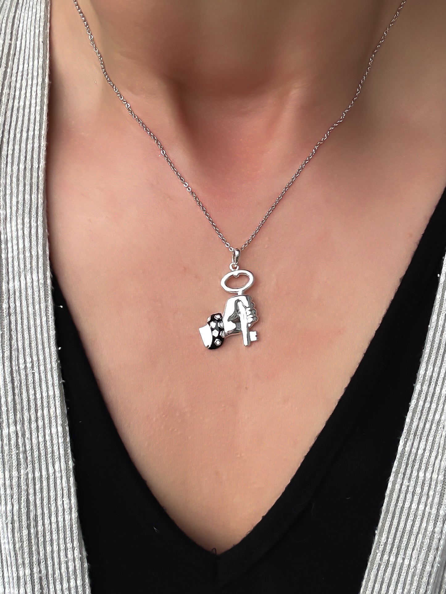 Palestinian Key of Return Necklace
