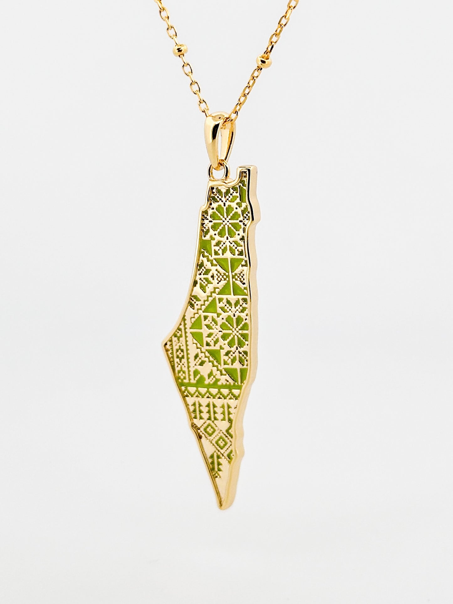 . Tatreez Palestine Necklace