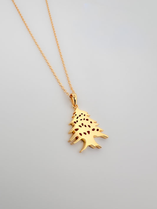 Large Cedar Tree Necklace