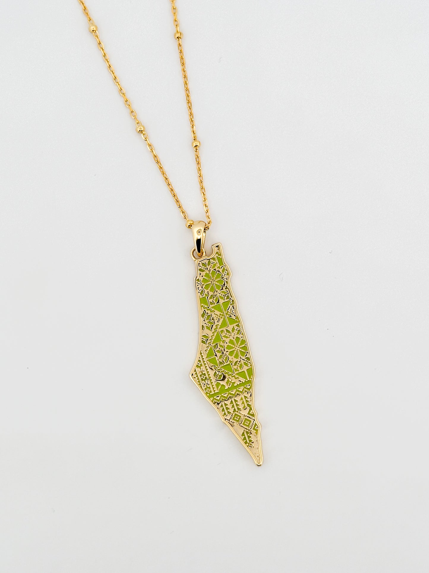 . Tatreez Palestine Necklace