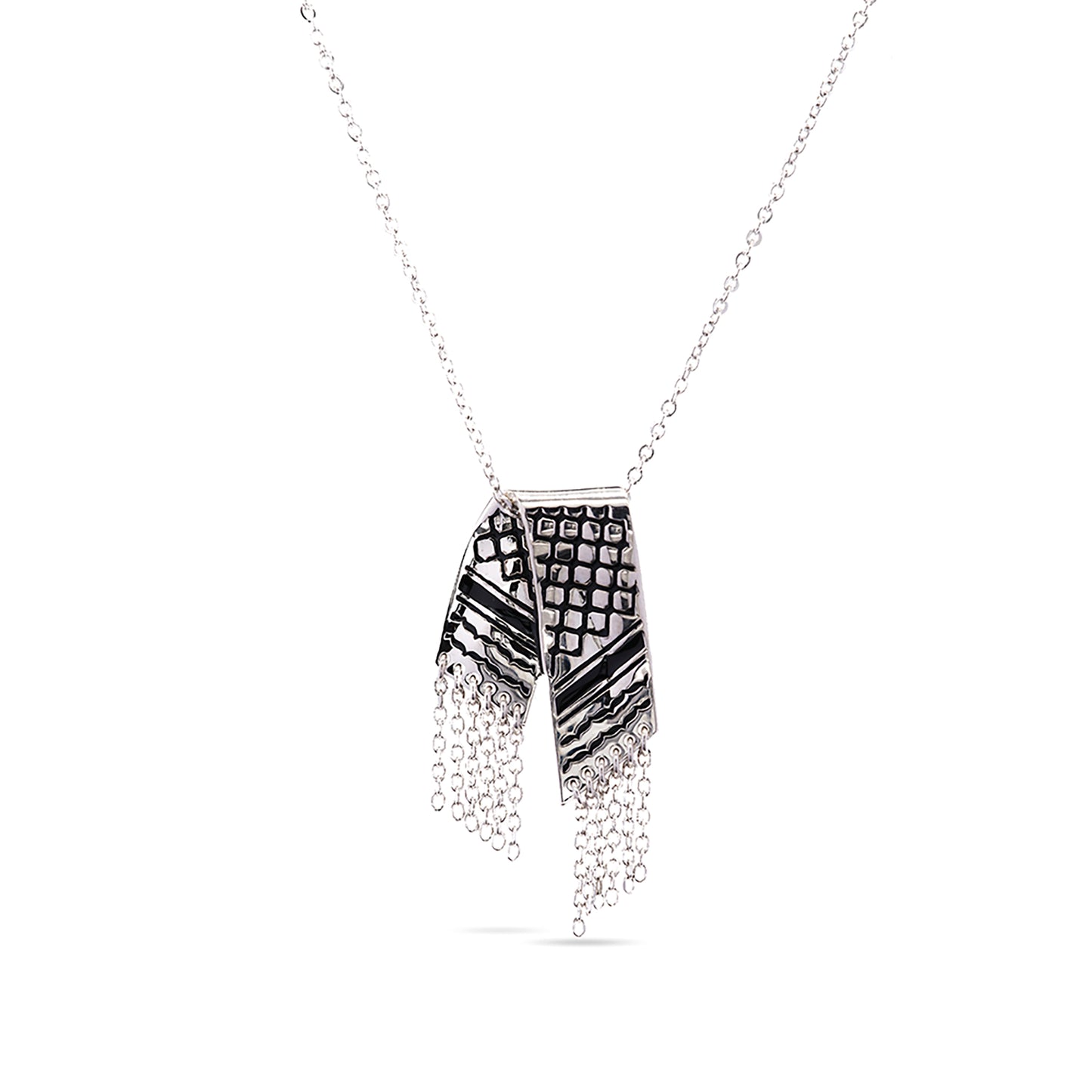 A Kuffieh Scarf Palestine Necklace