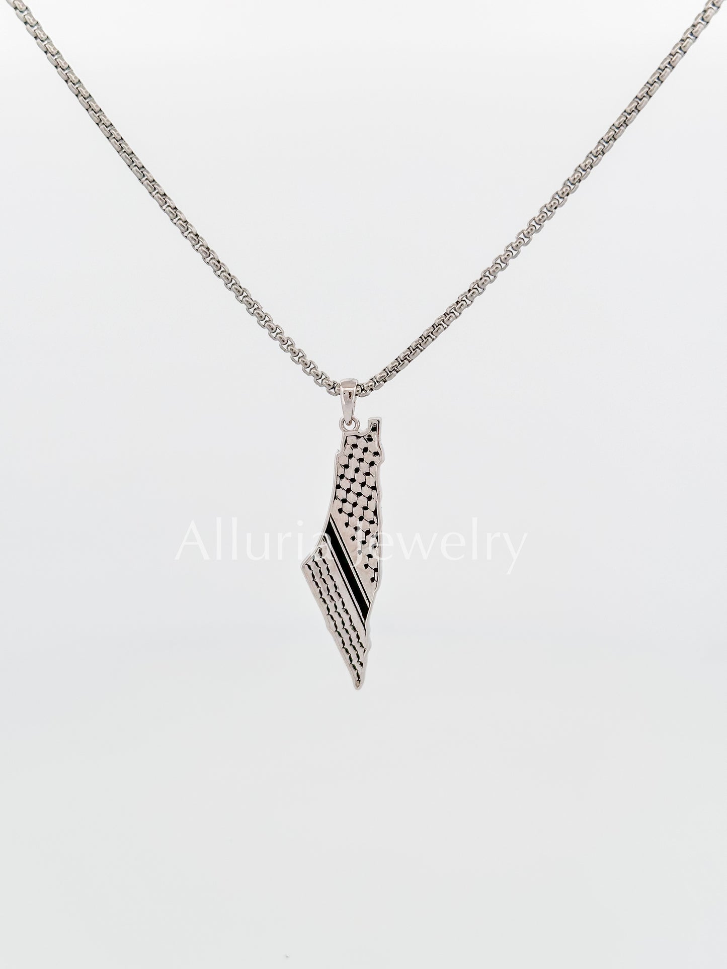 A Kuffieh Palestine Necklace