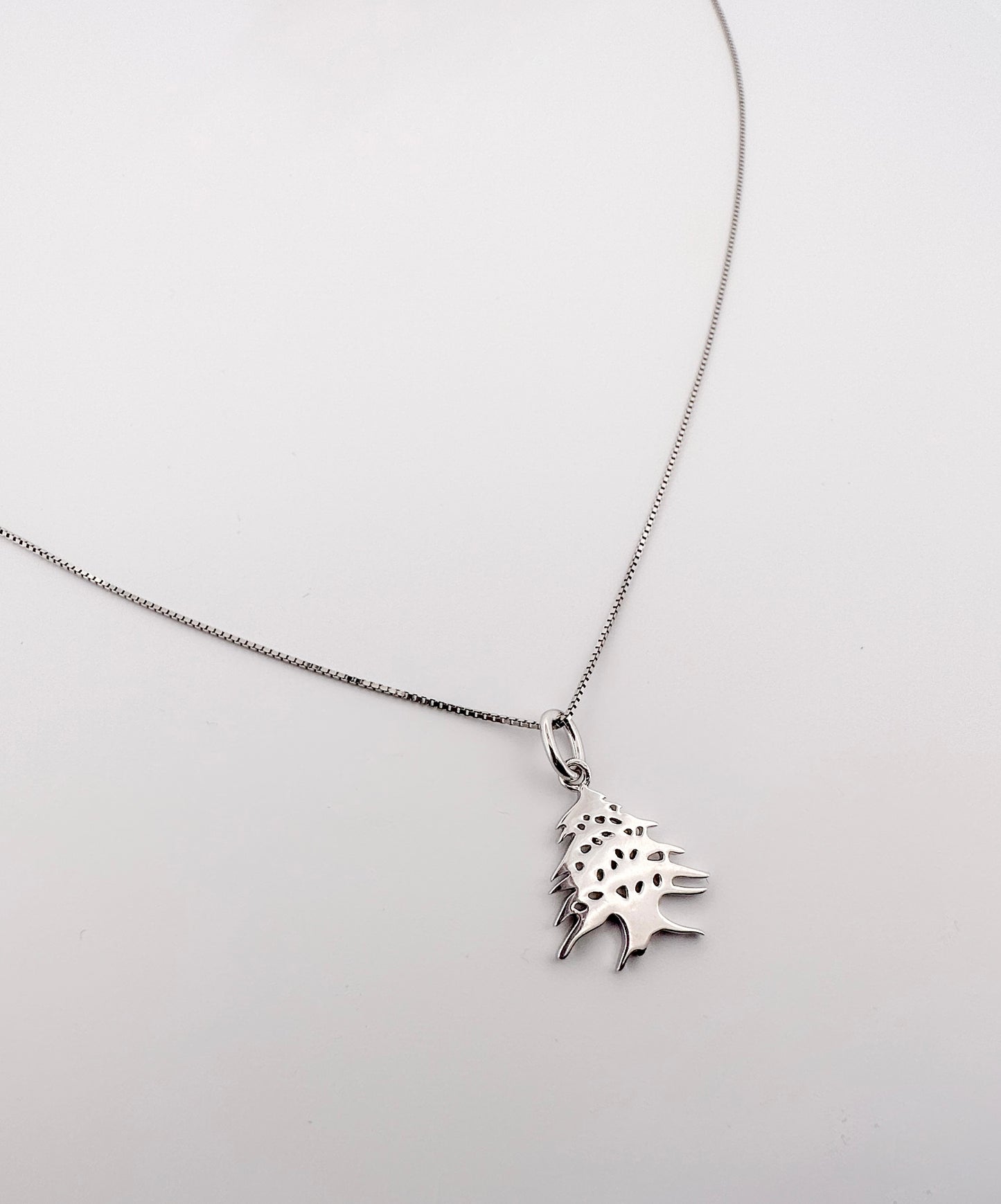 Cedar Tree Charm Necklace