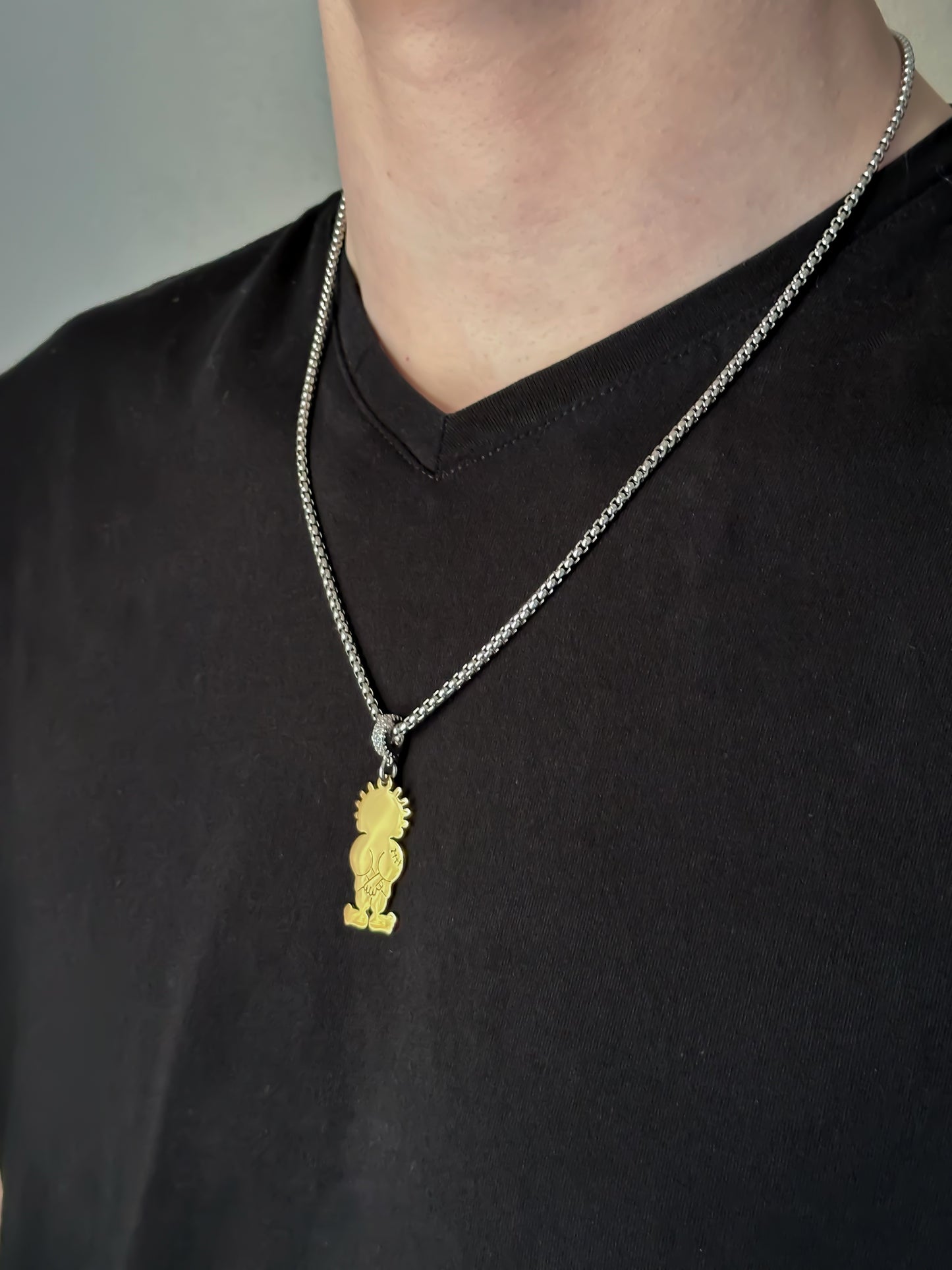 Large Handala Charm Necklace