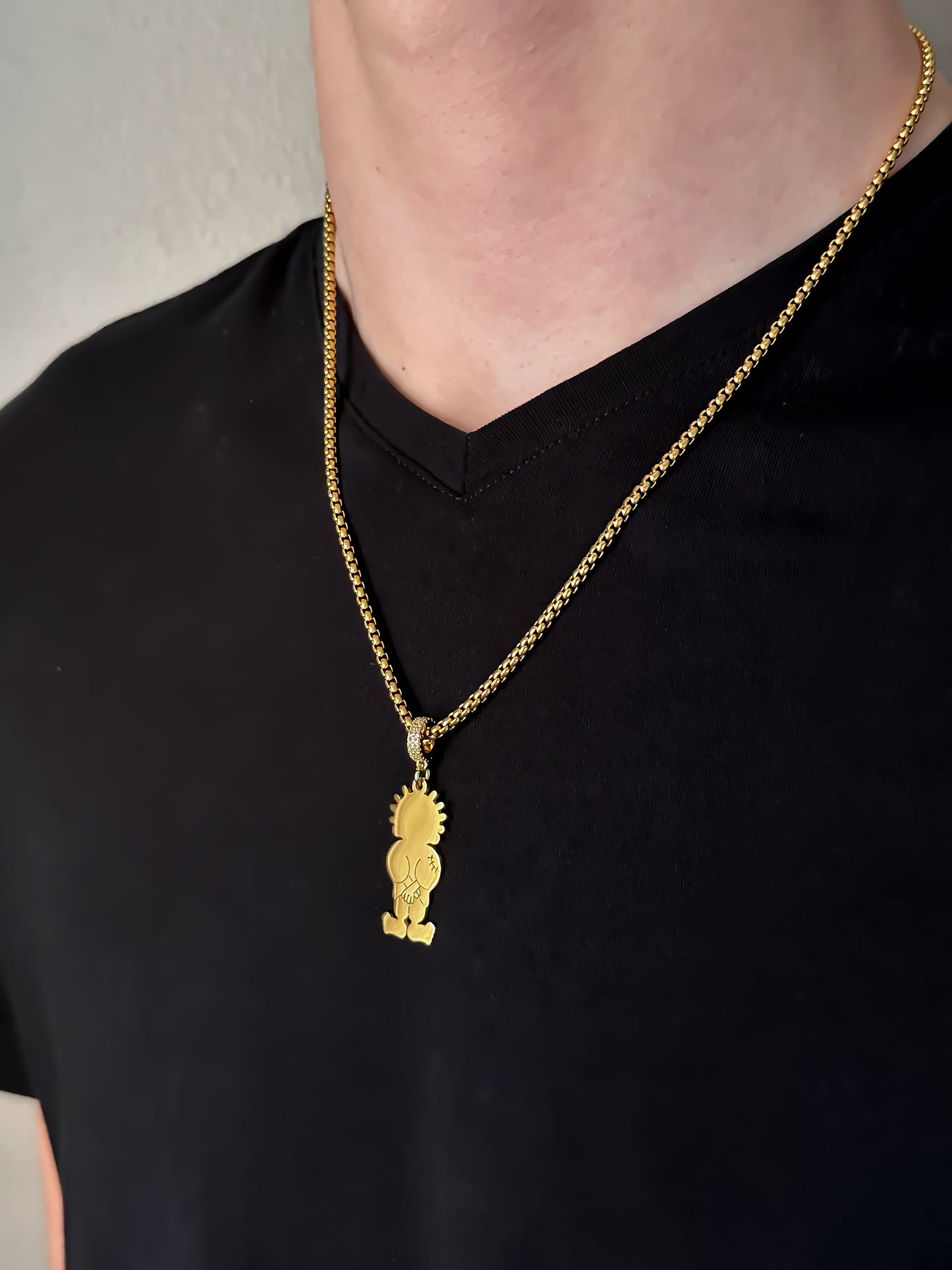 Large Handala Charm Necklace
