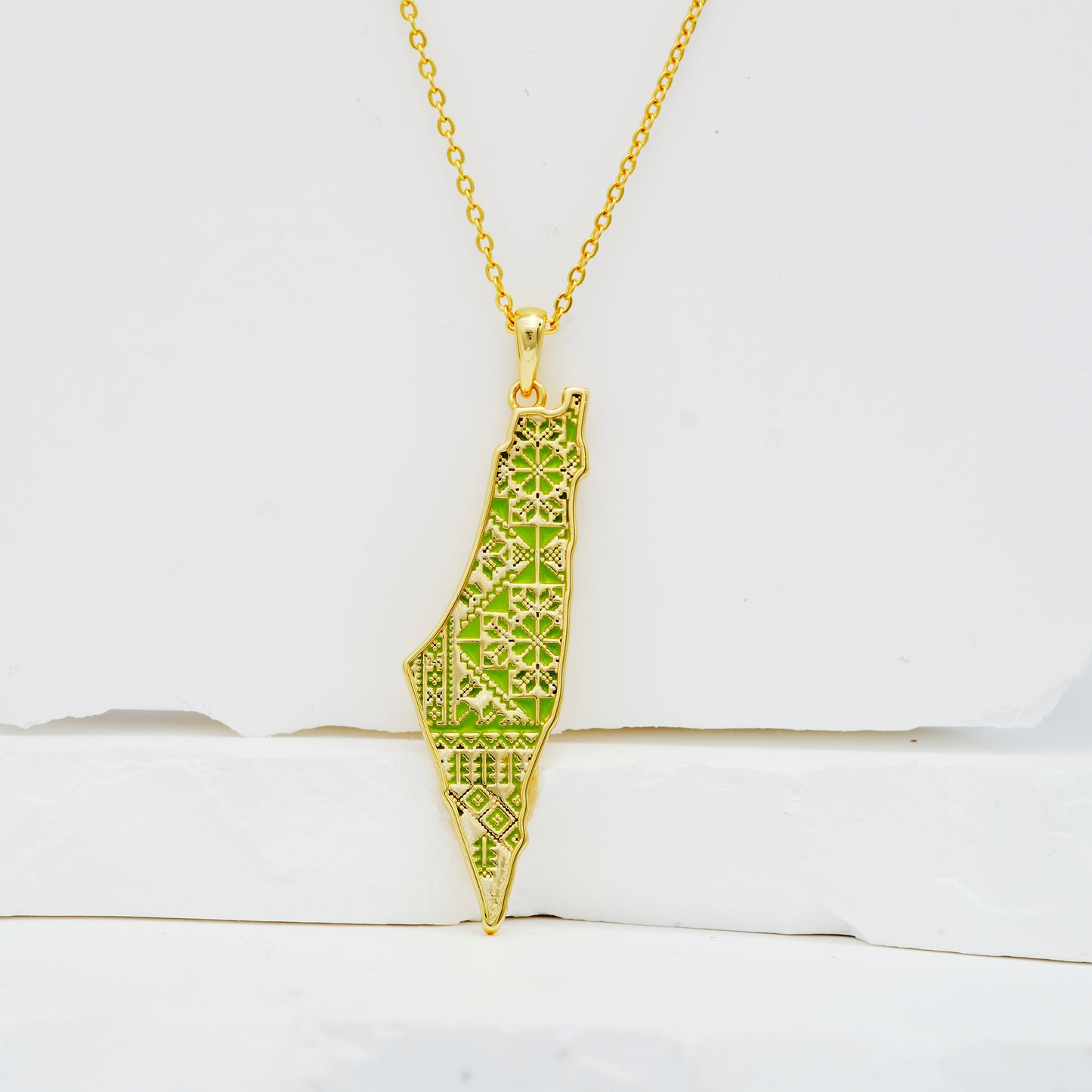 . Tatreez Palestine Necklace