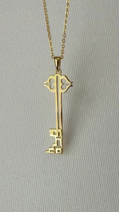 Alawda key مفتاح العودة Return Key Necklace