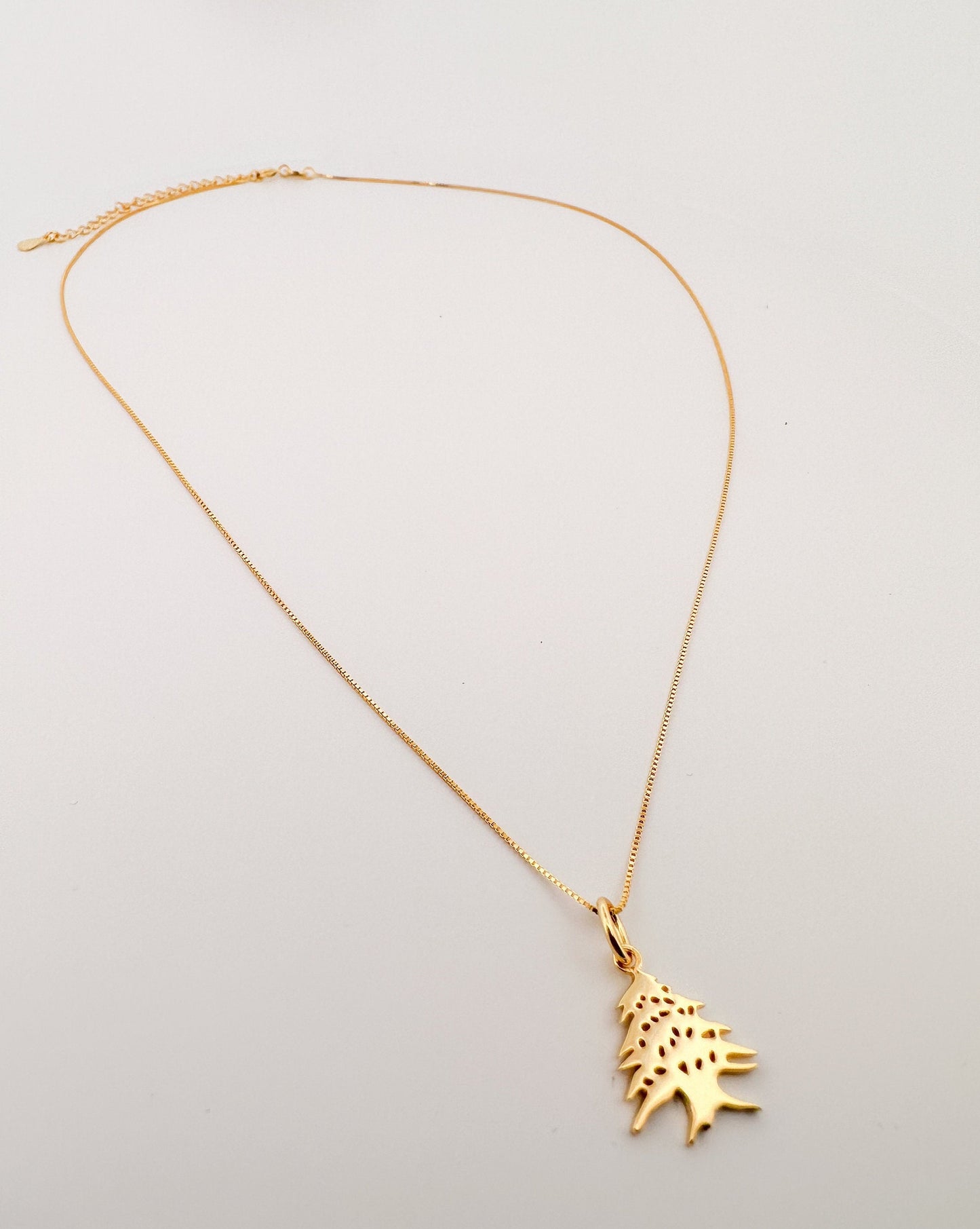 Cedar Tree Charm Necklace
