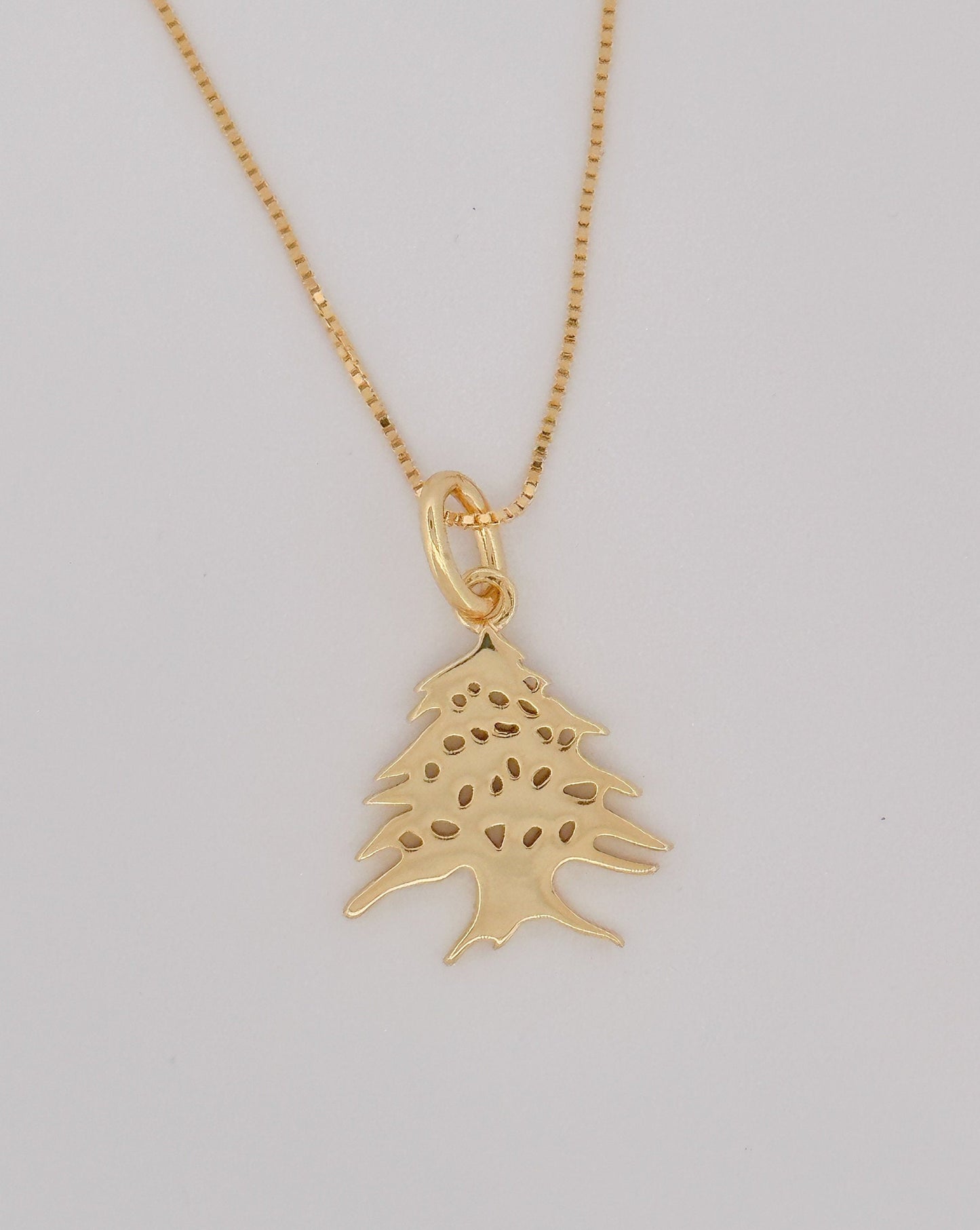 Cedar Tree Charm Necklace