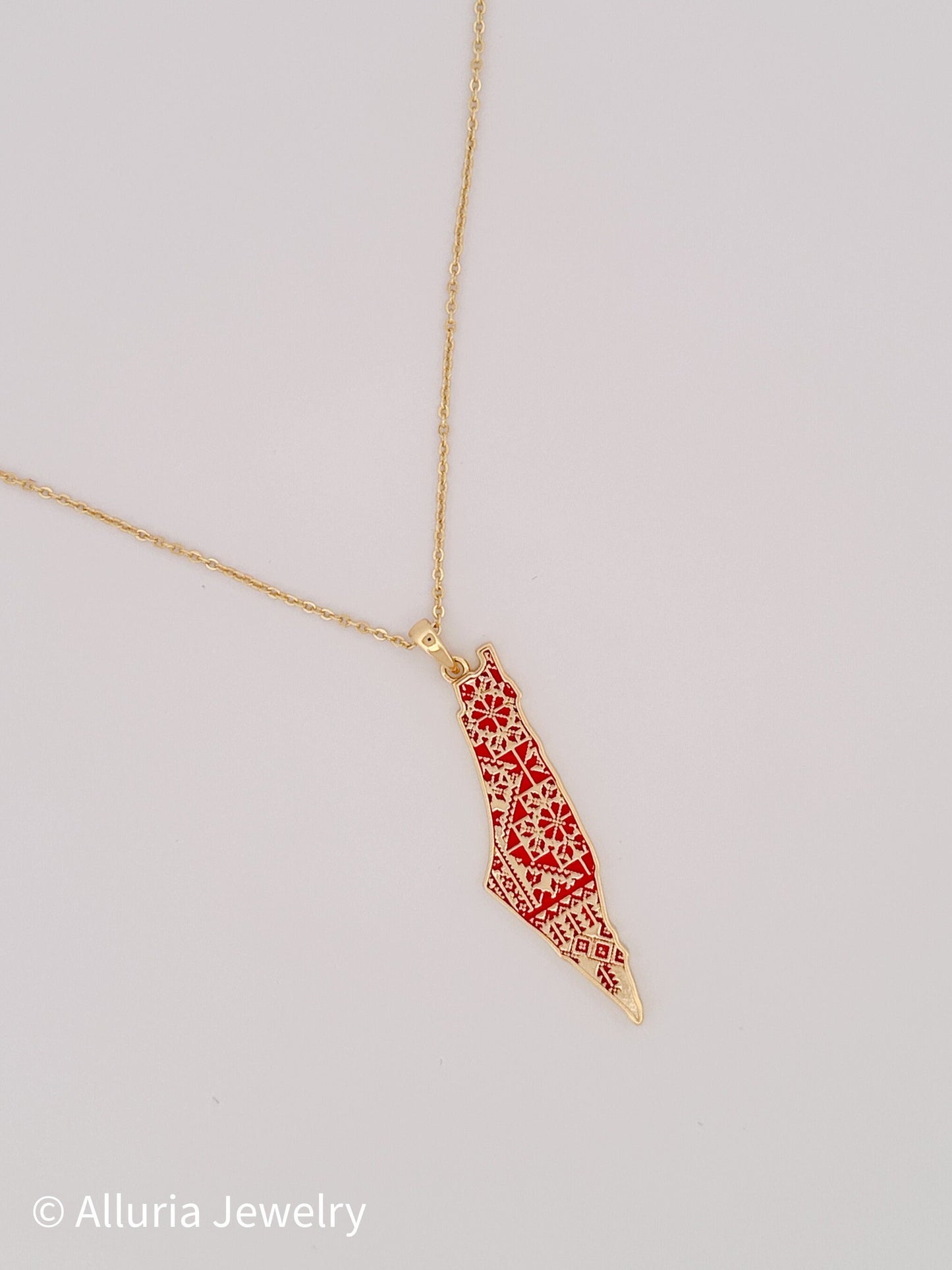 . Tatreez Palestine Necklace