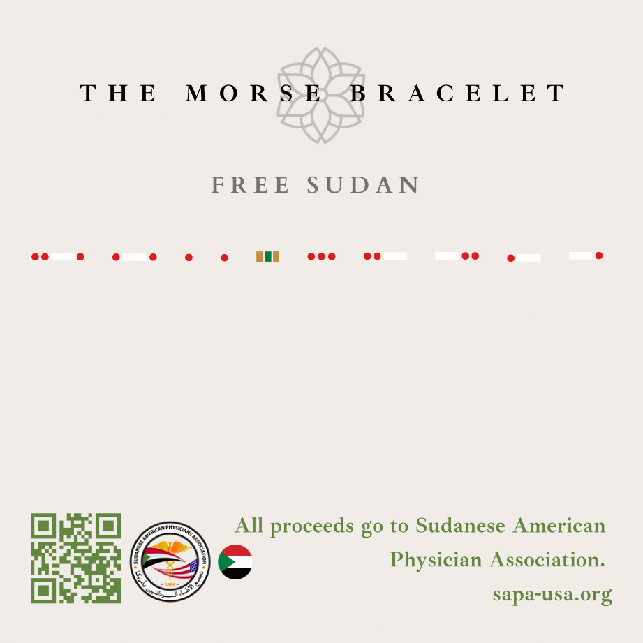 Free Sudan — Morse Code Bracelet | The Morse Bracelet Collection