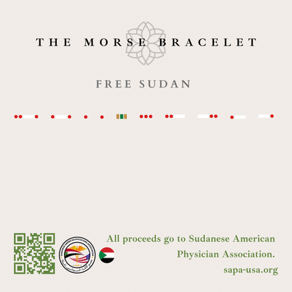 Free Sudan — Morse Code Bracelet | The Morse Bracelet Collection