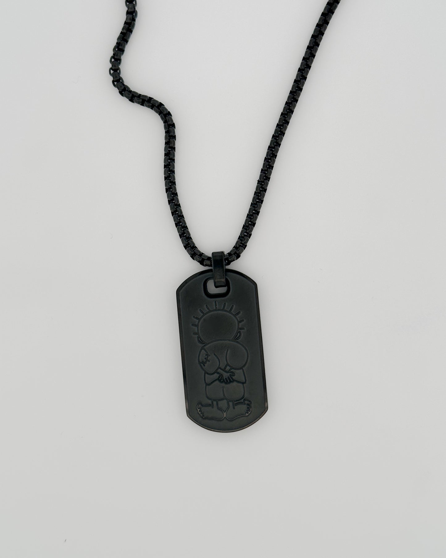 Handala - keffiyeh Dog Tag Necklace