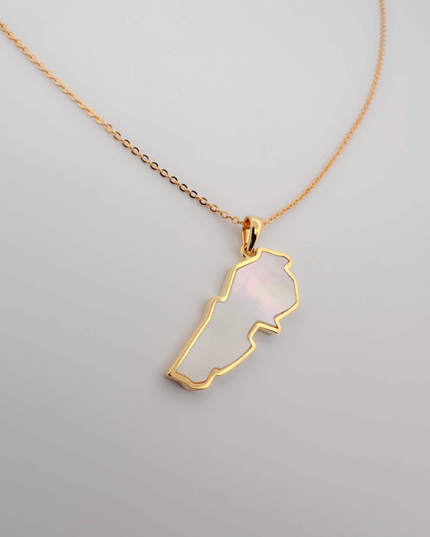 .Lebanon Map Necklace