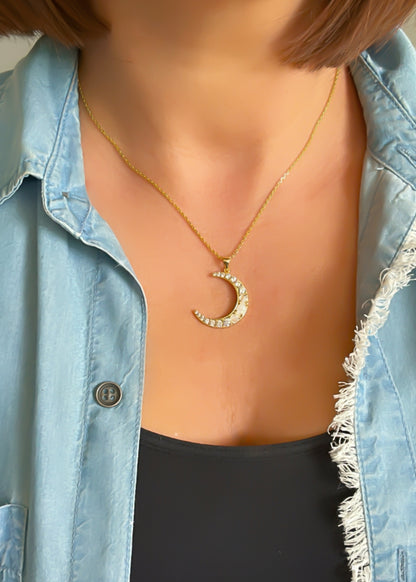 Crescent Moon Necklace