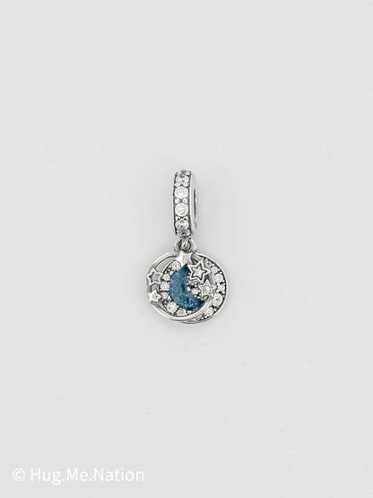 Sterling Silver Moon Charm