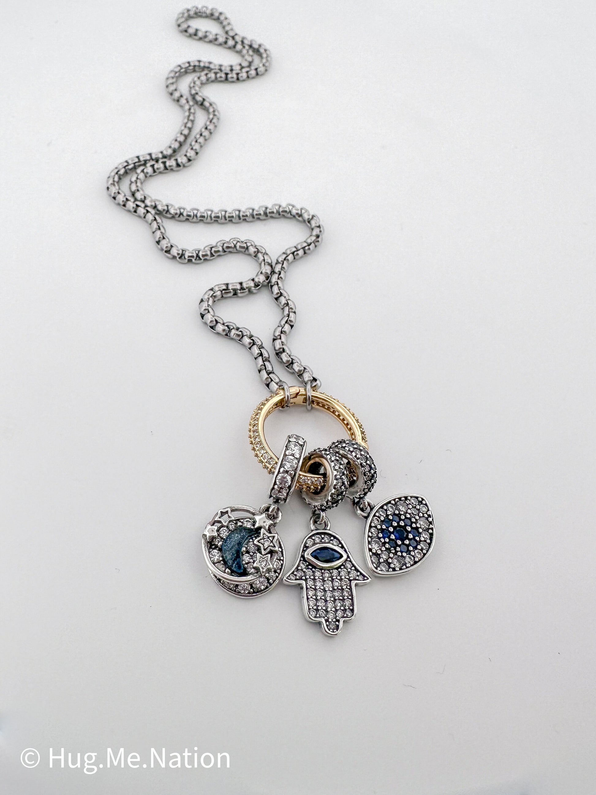 Sterling Silver Moon Charm