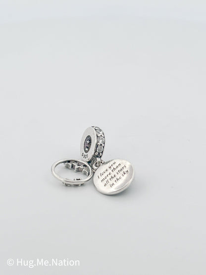 Sterling Silver Moon Charm
