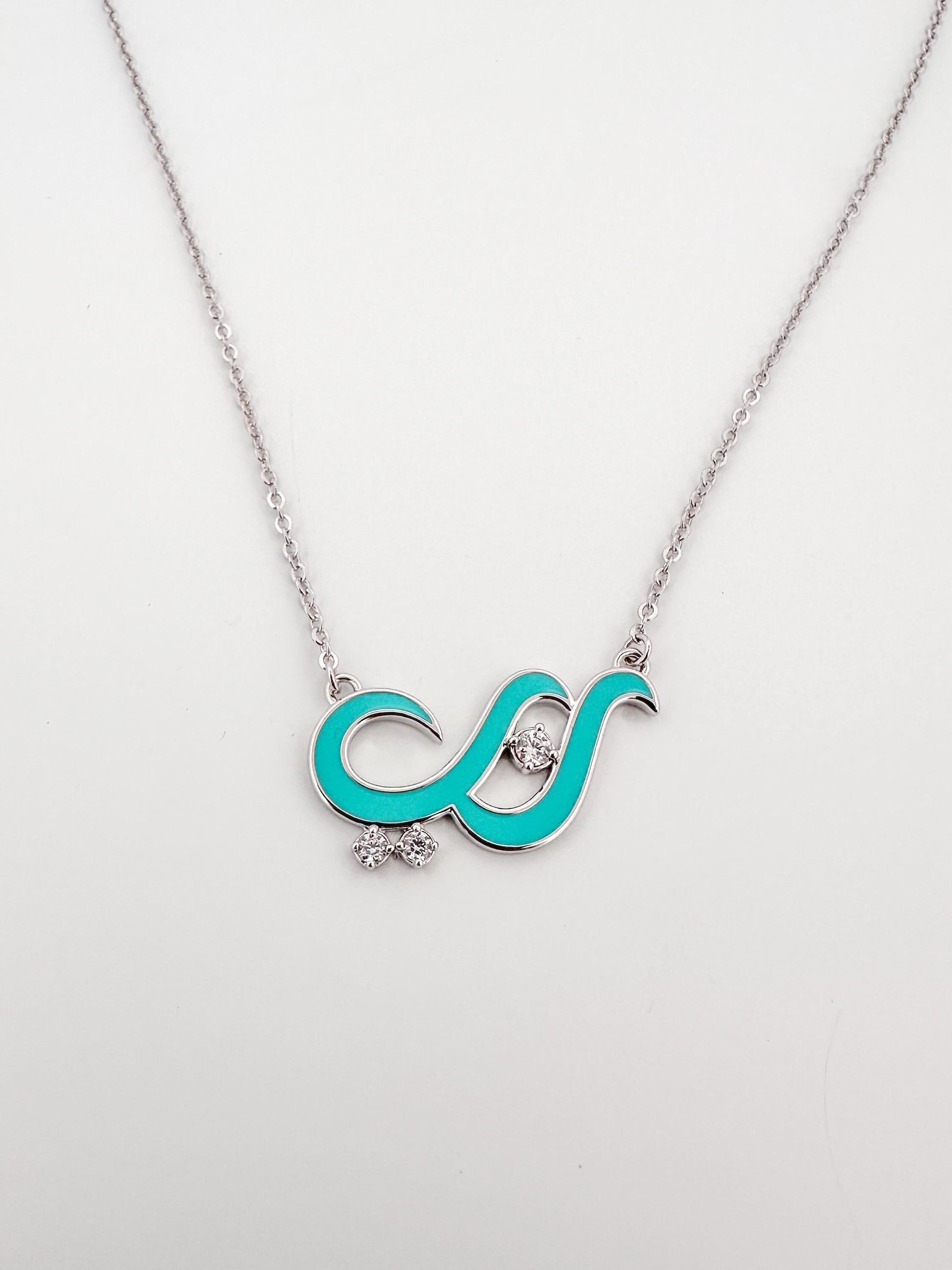 Arabic Rabbie ربي Necklace | My God Pendant, 14k Gold Plated or Rhodium, CZ Accent Jewelry