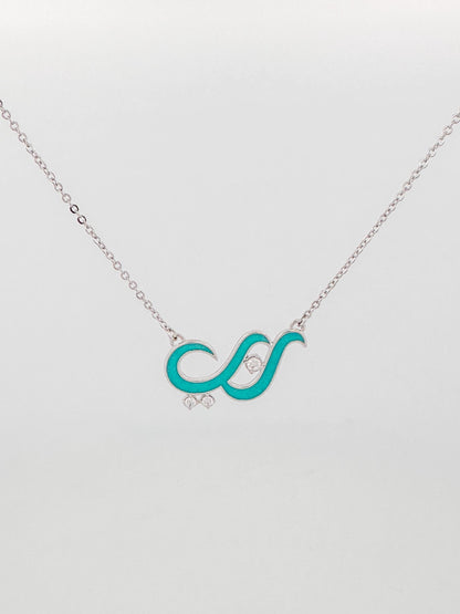 Arabic Rabbie ربي Necklace | My God Pendant, 14k Gold Plated or Rhodium, CZ Accent Jewelry