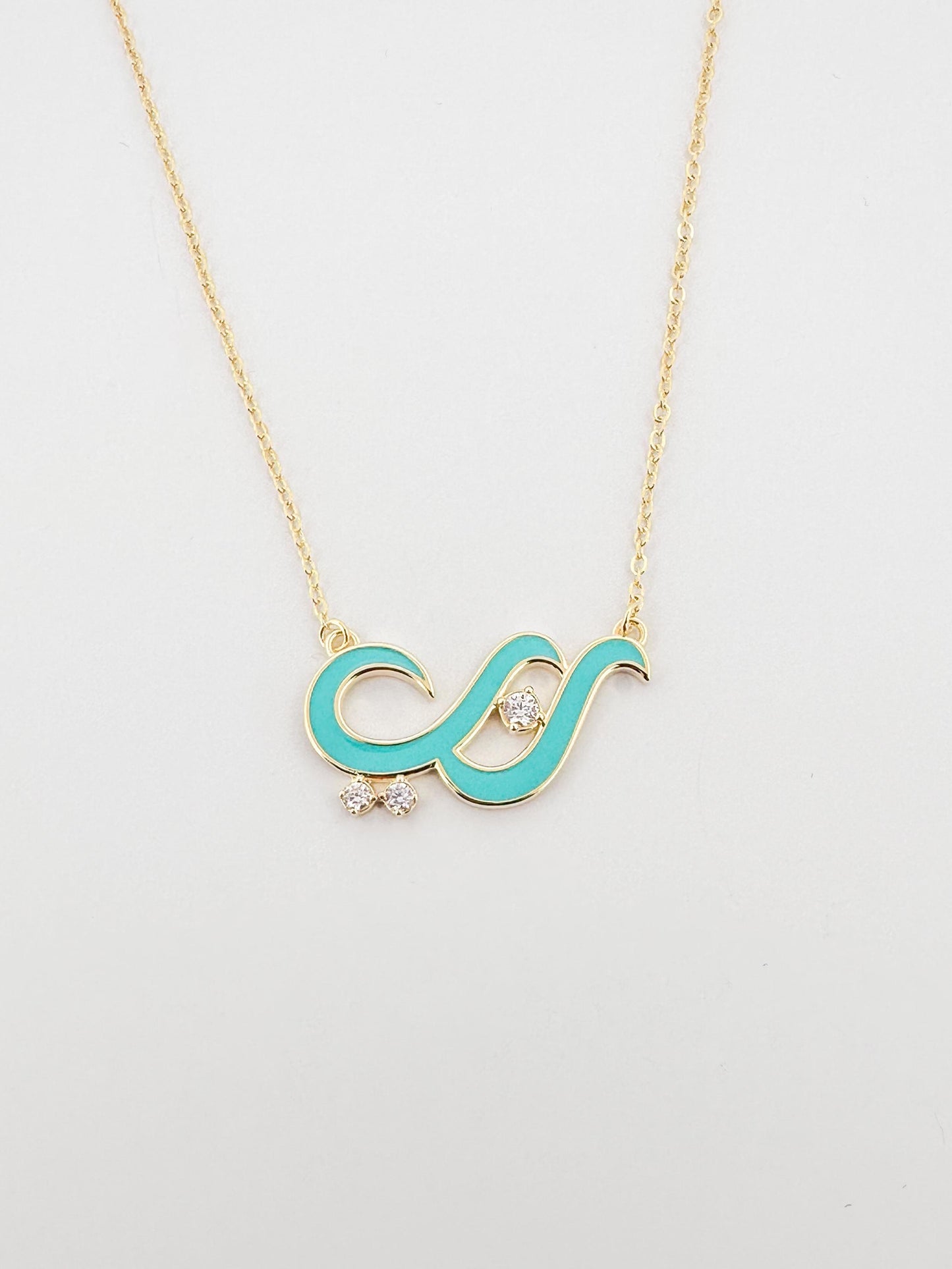 Arabic Rabbie ربي Necklace | My God Pendant, 14k Gold Plated or Rhodium, CZ Accent Jewelry