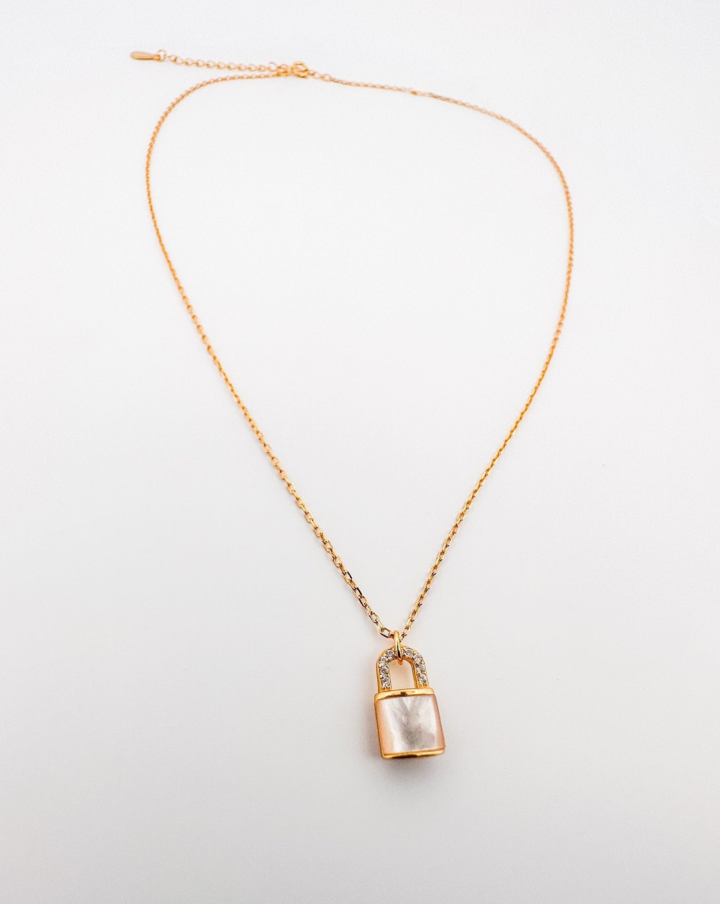 Mini Shell Lock Necklace