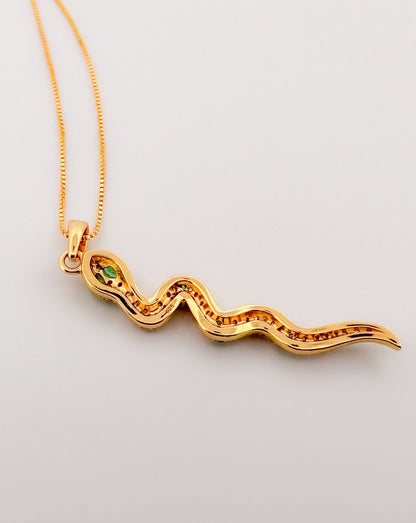 Gold Snake Necklace