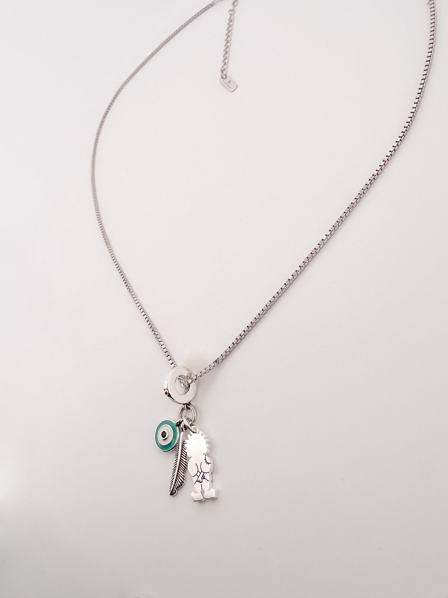 Handala - Turquoise Charm Necklace