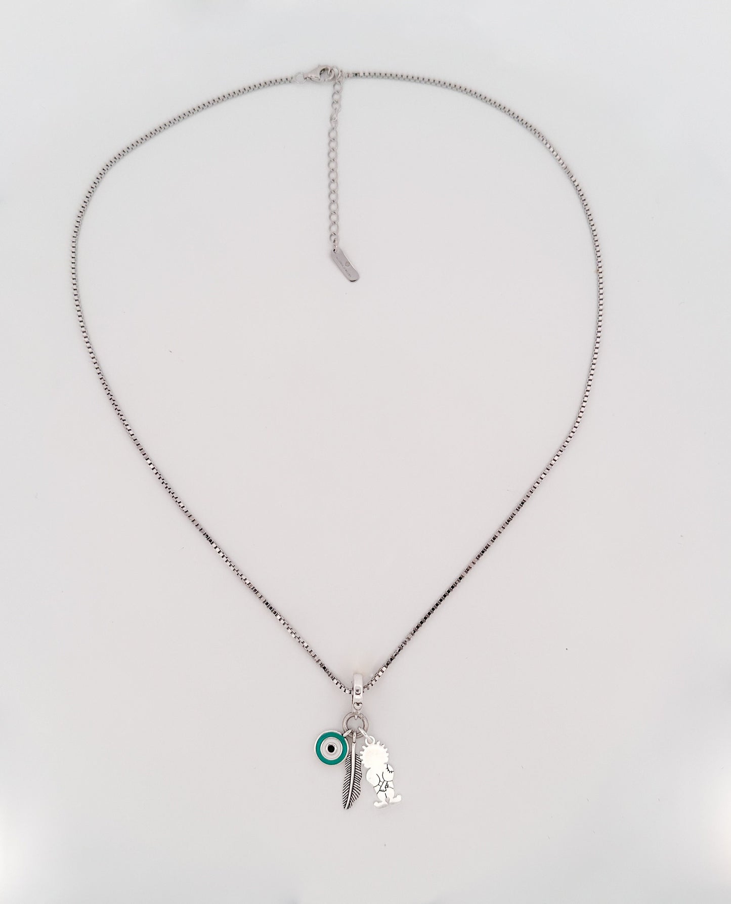 Handala - Turquoise Charm Necklace