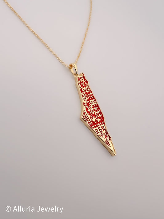 .Tatreez Palestine Necklace
