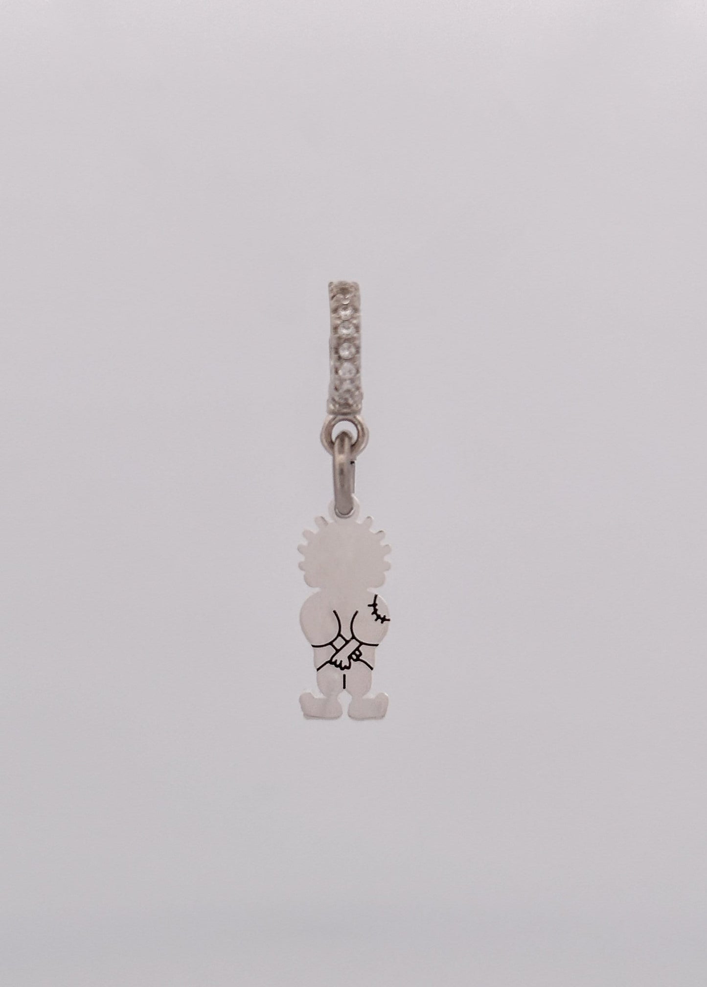 Mini Silver Handala Charm